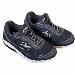 Gdefy Mighty Walk Women's Orthopedic Gray/Black Sneakers size 7.5